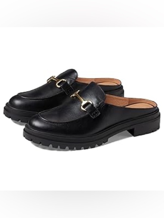 Madewell Shoes - New Madewell Woman The Bradley Hardware Lugsole Loafer Mule True Black 7.5 M